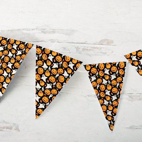 Ghost and Jack-o-Lantern Bunting