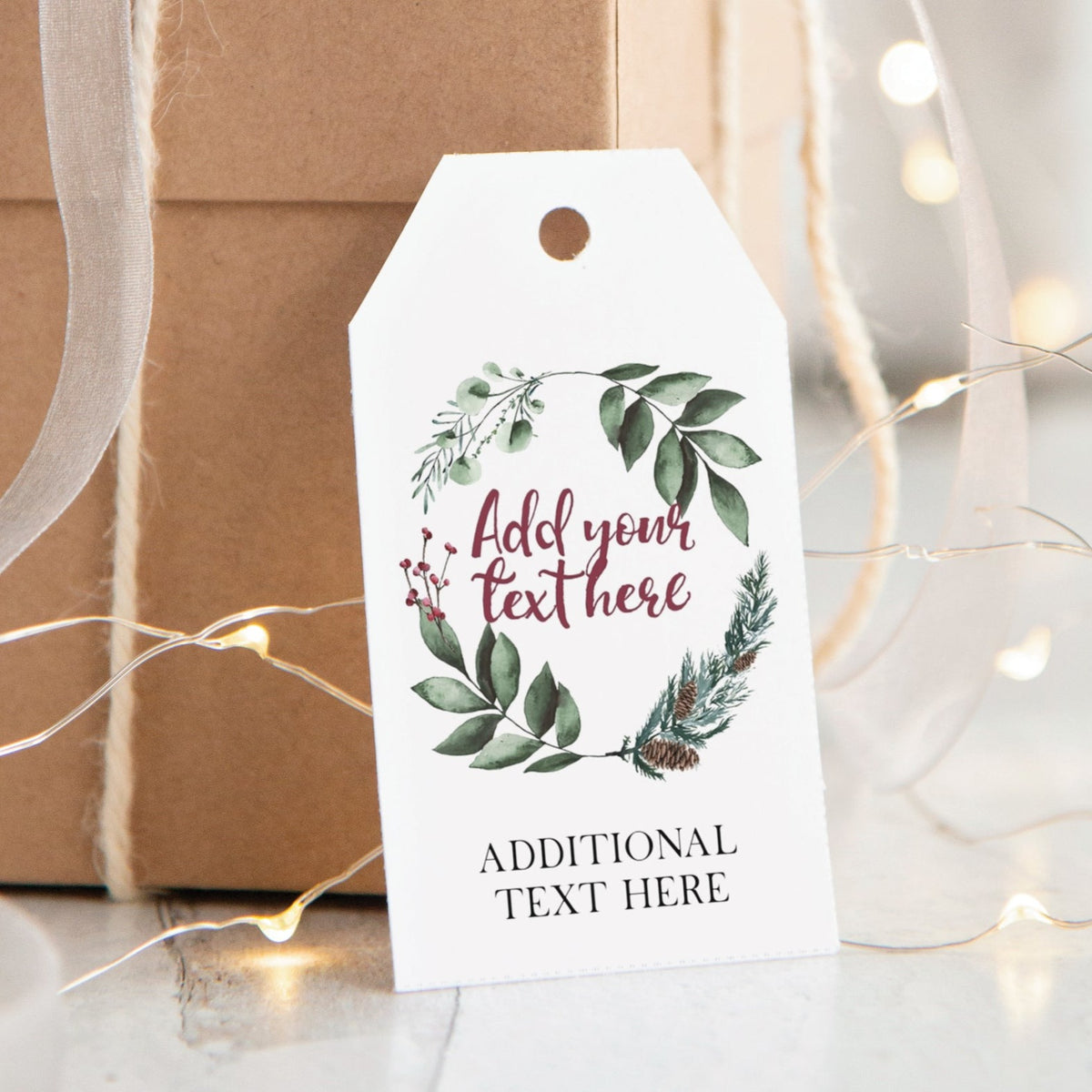 Christmas Greenery Gift Tags – Greengate Images