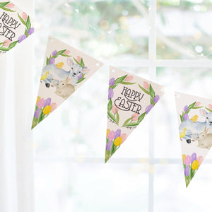 Easter Bunting - Happy Easter Animals