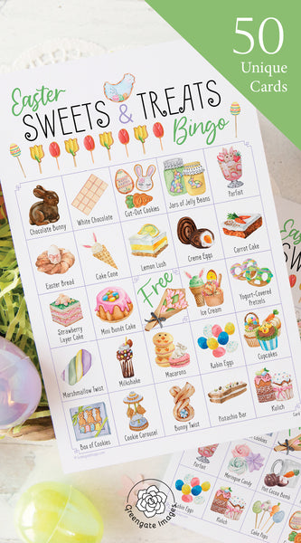 Easter Sweets & Treats Bingo