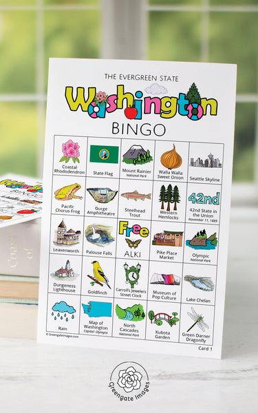 Washington State Bingo - Greengate Images