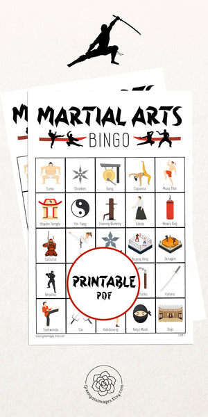 Martial Arts Bingo