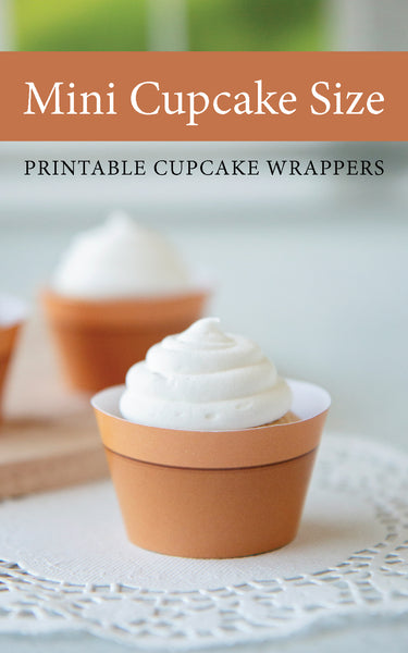 MINI Terracotta Pot Cupcake Wrapper