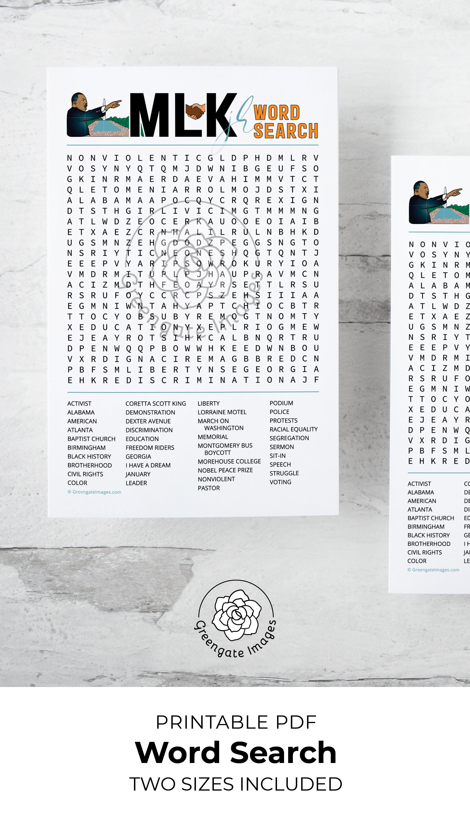 MLK Word Search – Greengate Images mlk-word-search-greengate-images