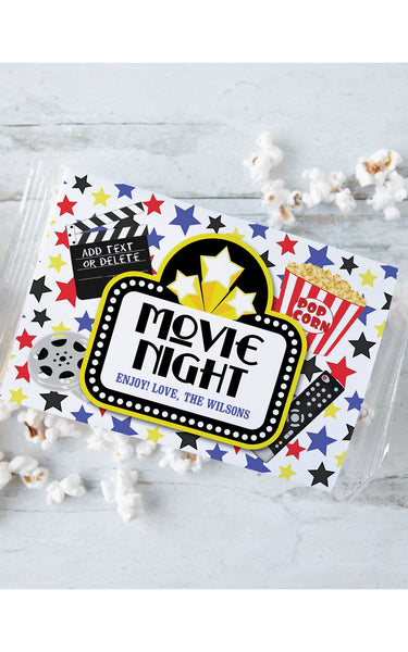 Popcorn Wrapper - Movie Night Stars - Greengate Images