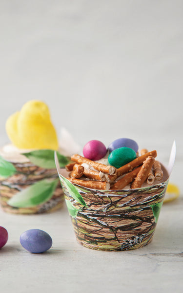 Bird's Nest Cupcake Wrappers
