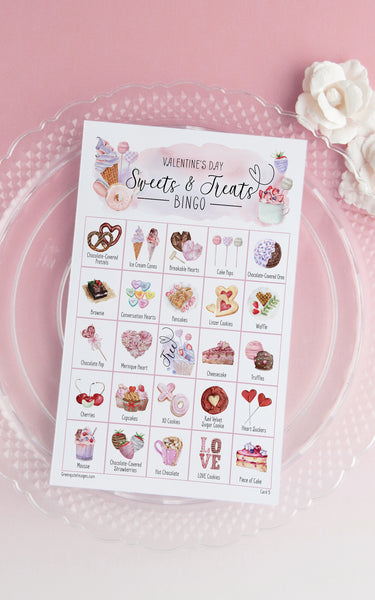 Valentine's Day Bingo - Sweets & Treats