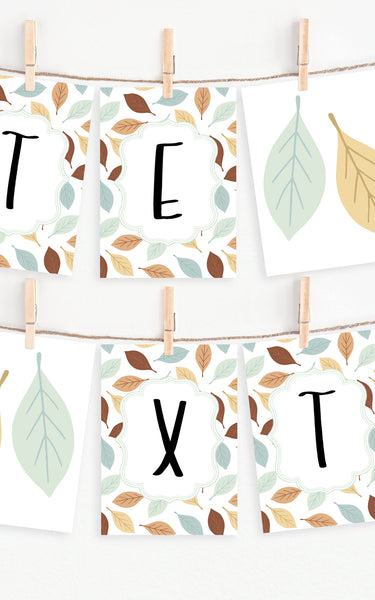 Fall/Thanksgiving Leafy Banner