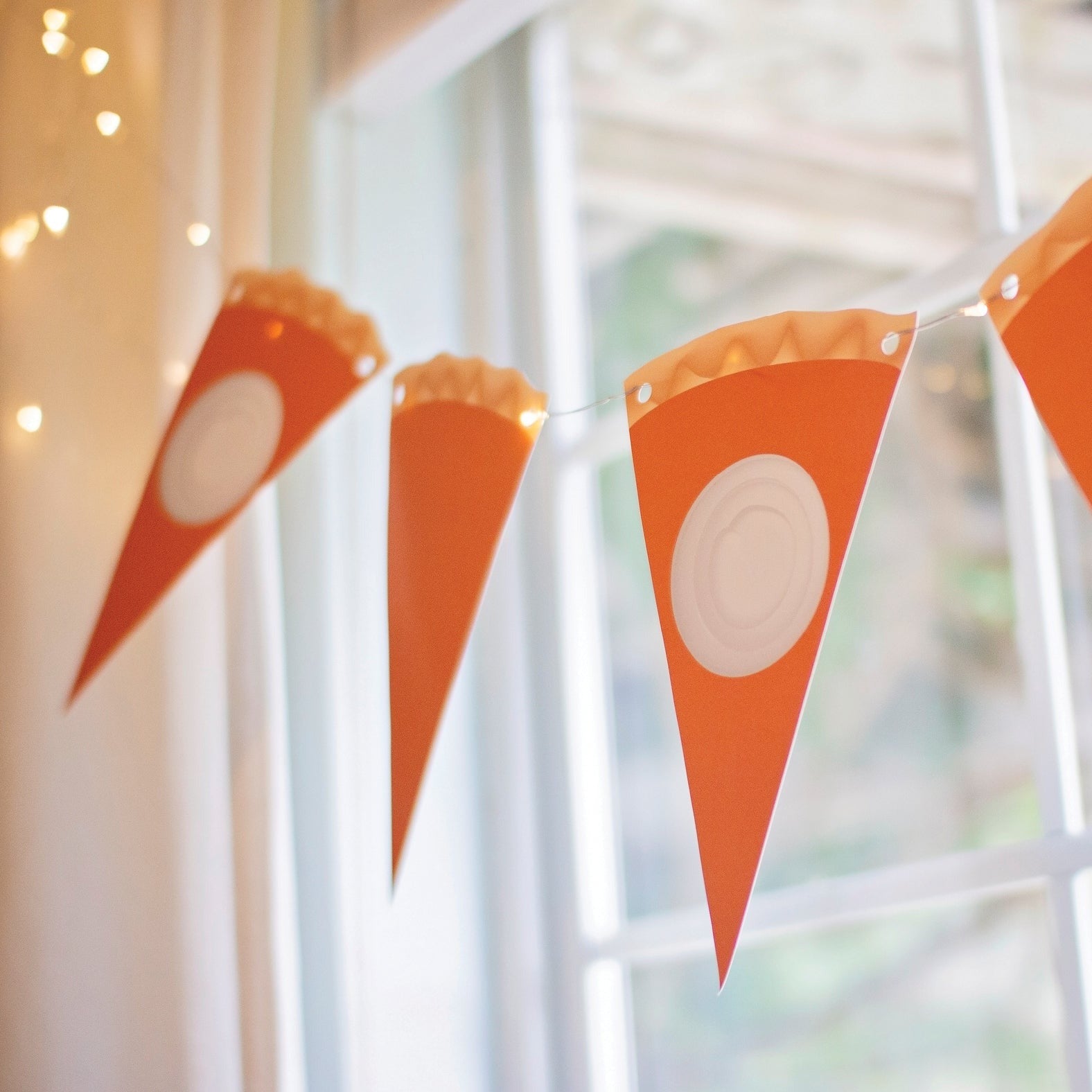 Printable pumpkin pie banner with sweet fall style