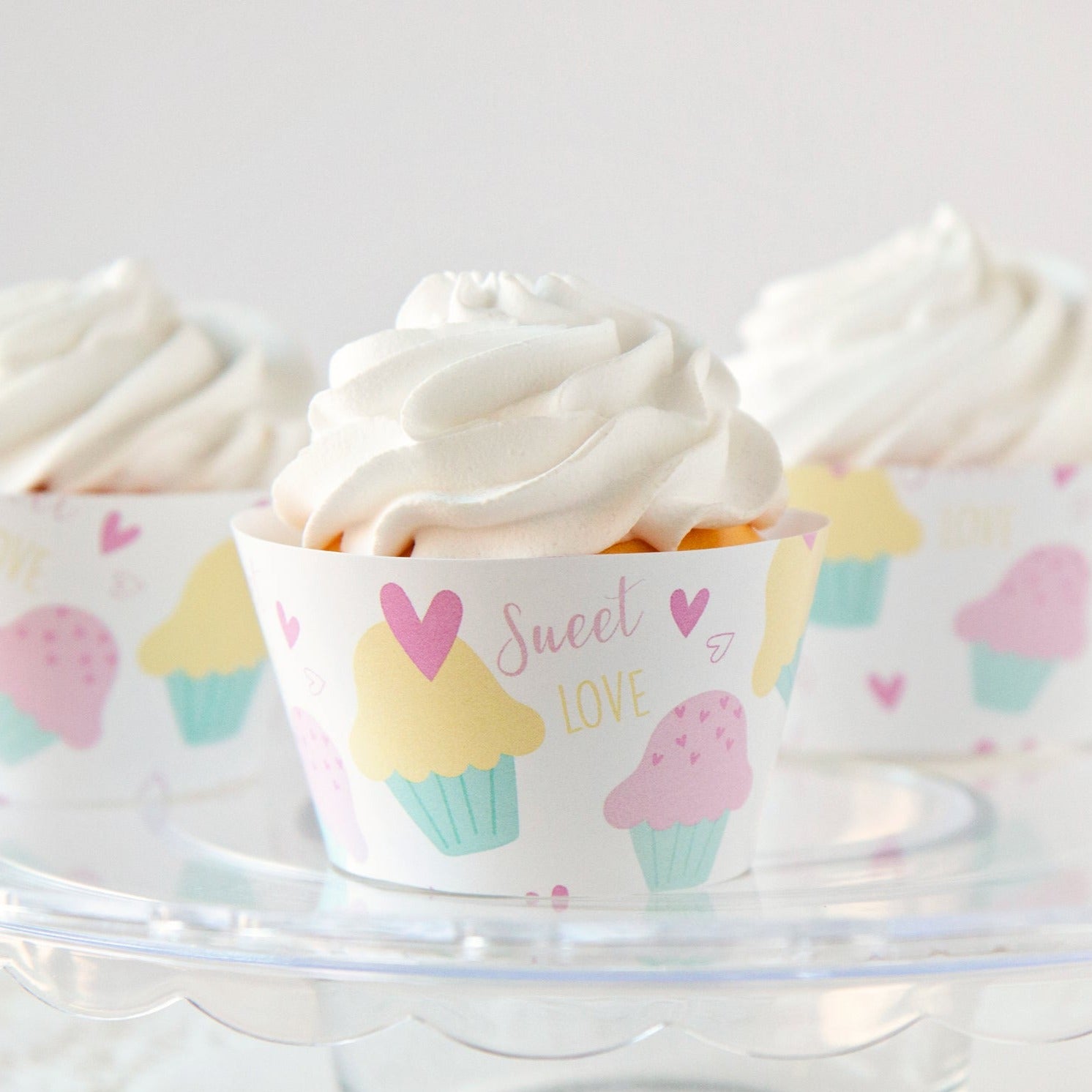 Sweet Love Cupcake Wrappers