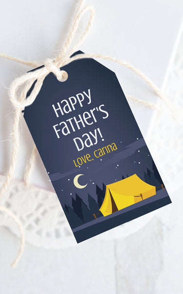Camping Tent Gift Tags