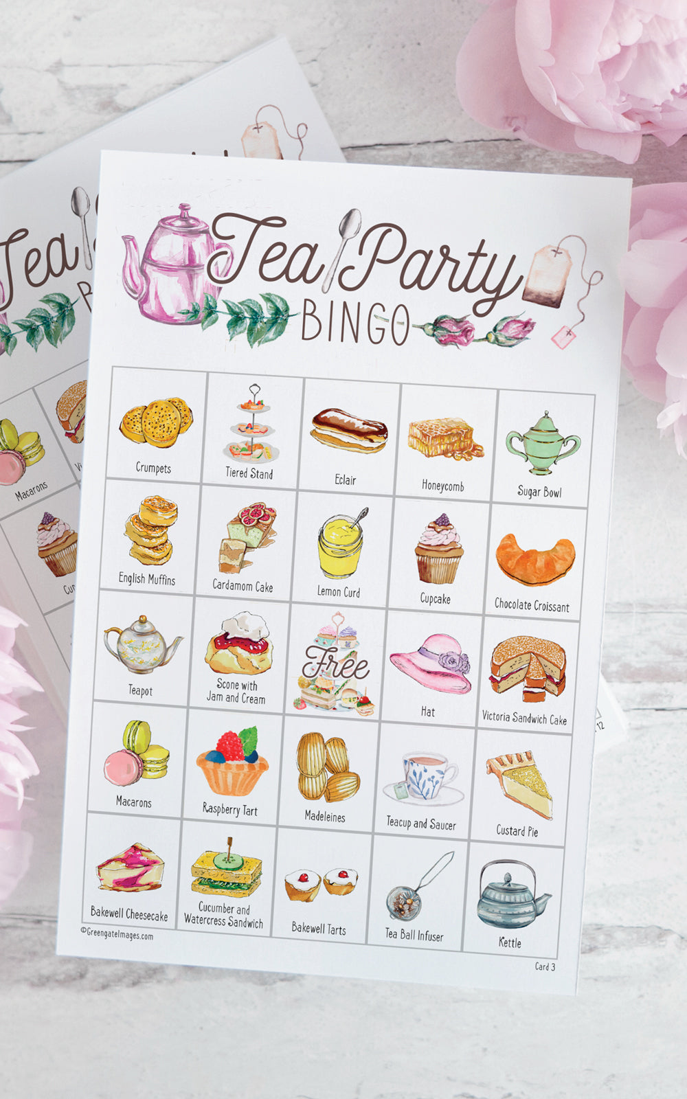 tea party bingo – greengate images