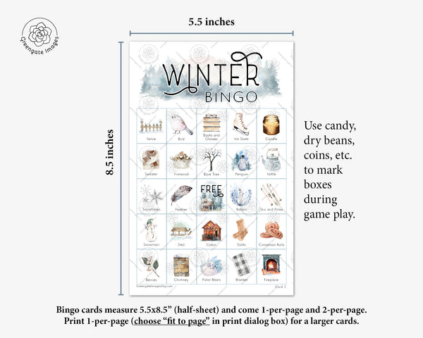 Winter Bingo (II)