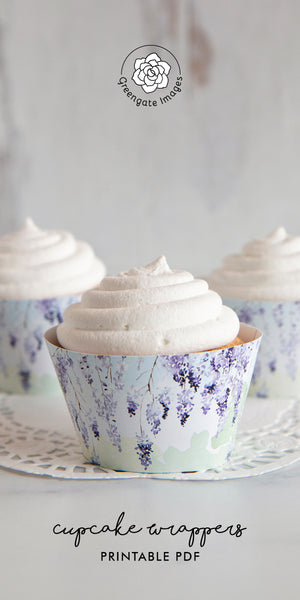 Wisteria Cupcake Wrappers
