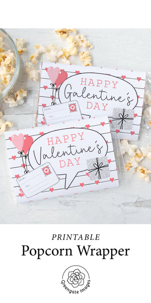 Valentine's / Galentine's Day Popcorn Wrapper