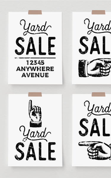 8.5x11" Yard Sale Signs